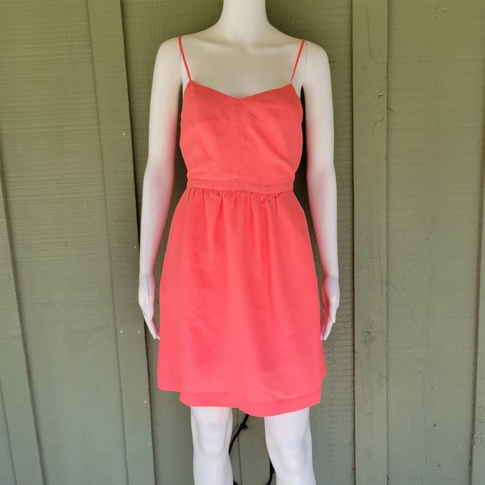 J. CREW Seaside Cami Coral Mini Dress 2